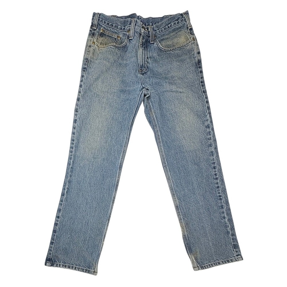 Carhartt B460 Relaxed Fit Straight‎ Leg Blue Jean 32x29.5 Workwear Casual